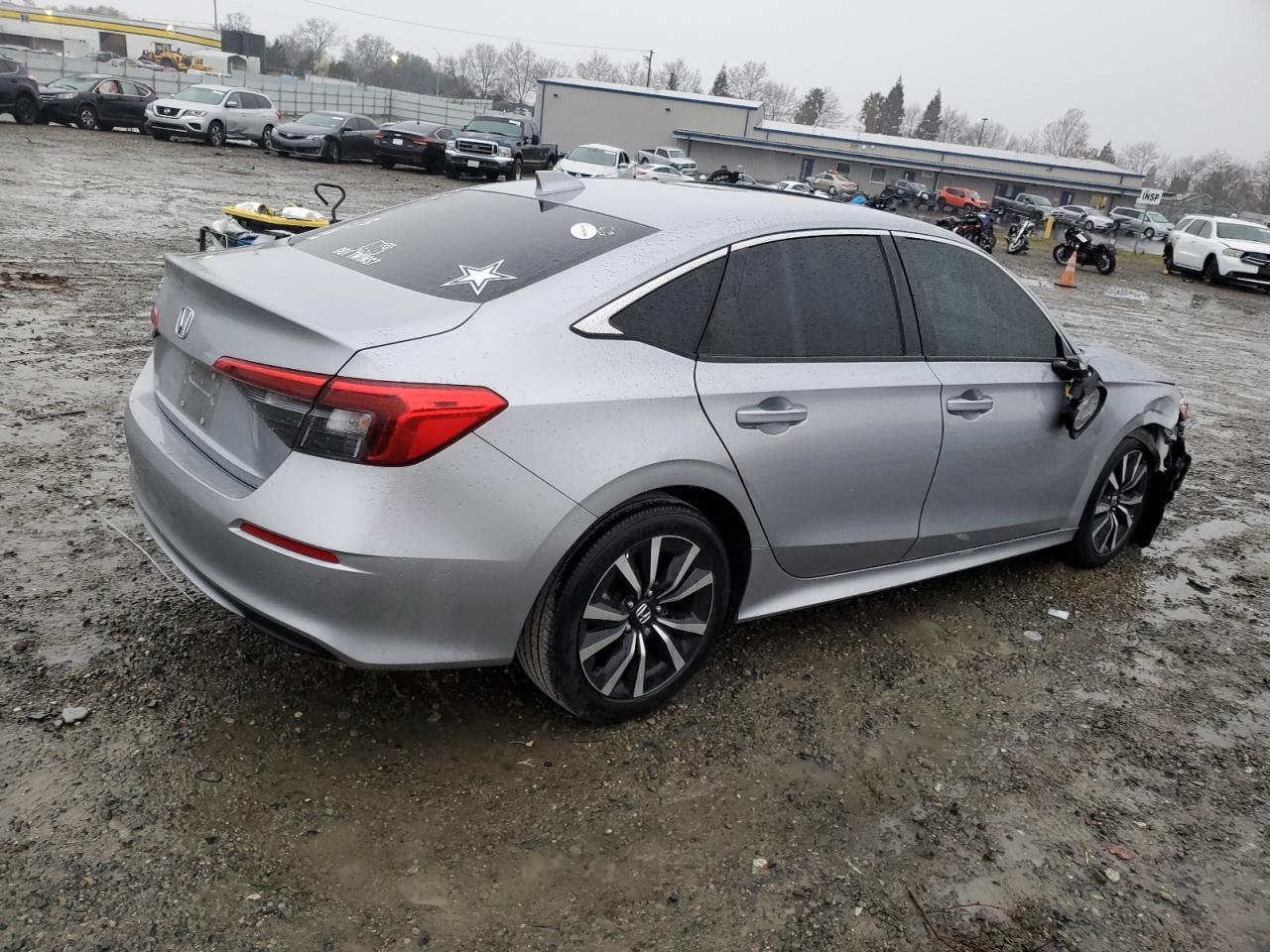 2022 HONDA CIVIC EX VIN:JHMFE1F75NX007061