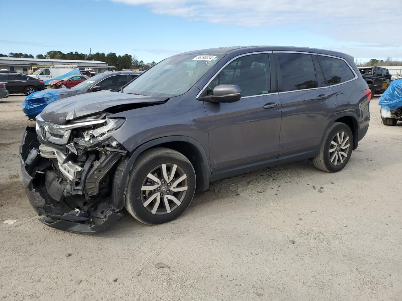 2022 HONDA PILOT EXL VIN:5FNYF5H57NB011200