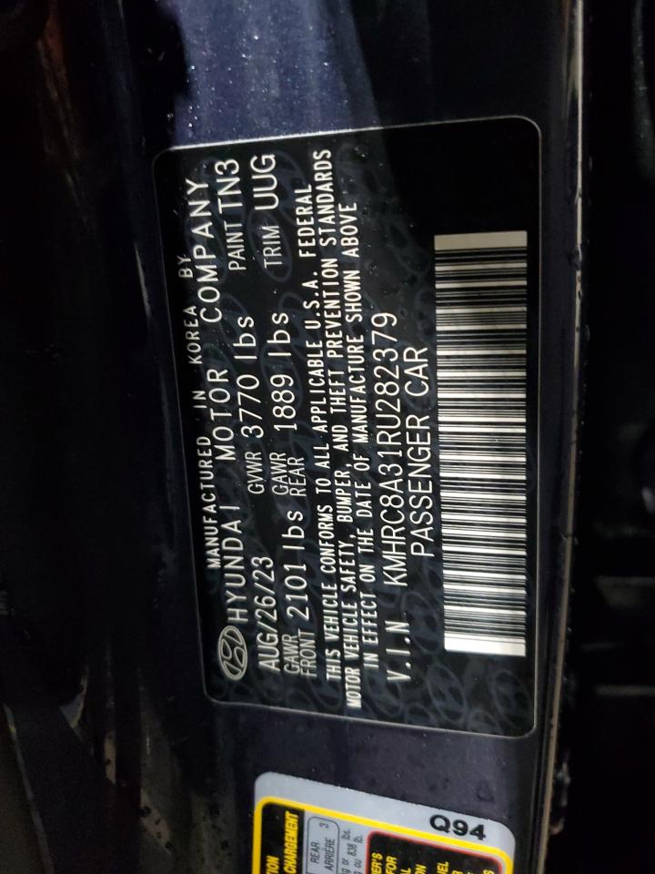 2024 HYUNDAI VENUE SEL VIN:KMHRC8A31RU282379