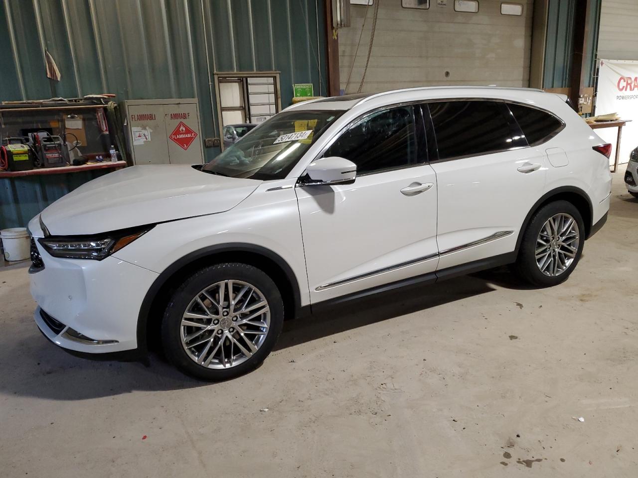 2022 ACURA MDX ADVANCE VIN:5J8YE1H83NL036860