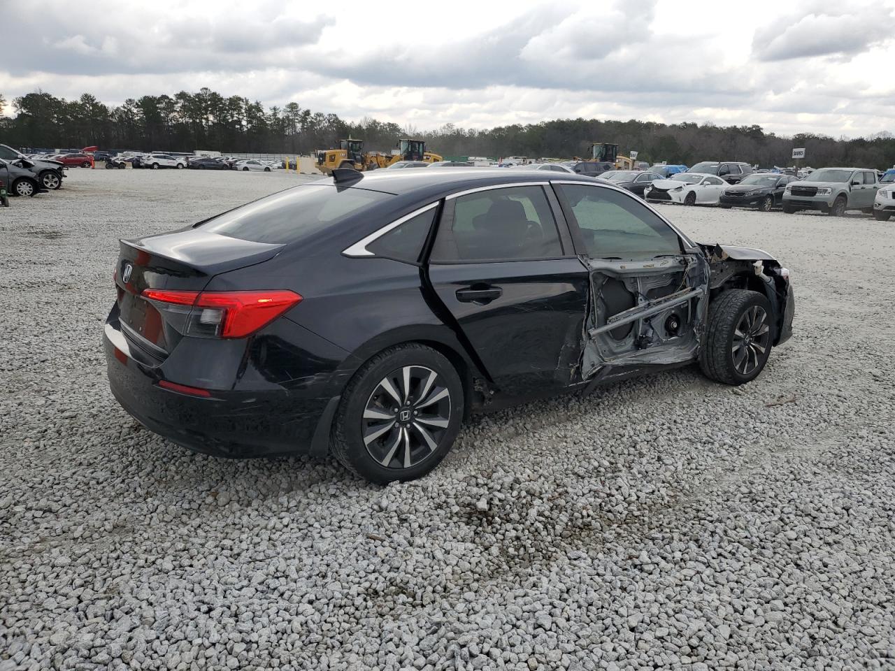 2022 HONDA CIVIC EX VIN:JHMFE1F70NX004424