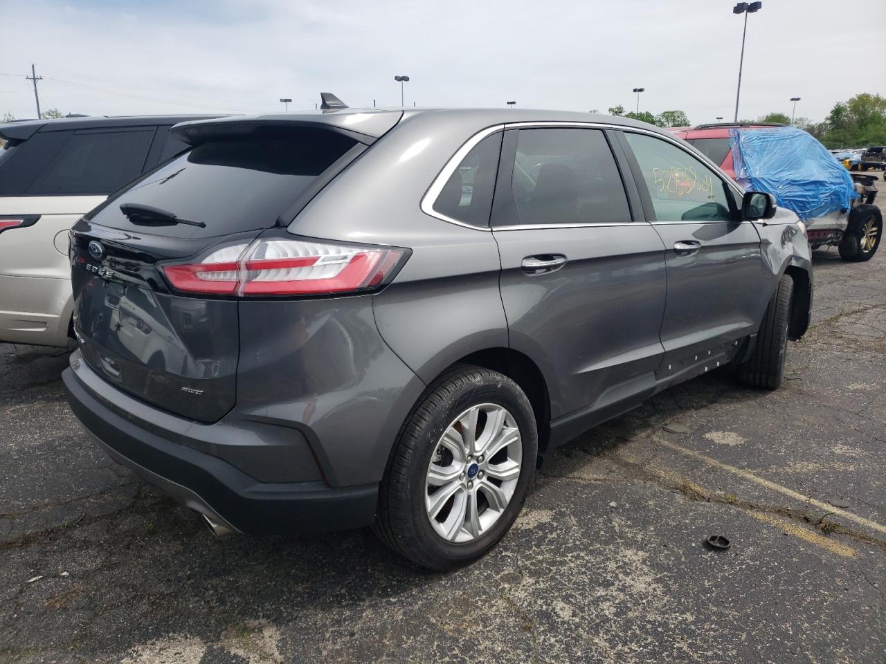 2022 FORD EDGE TITANIUM VIN:2FMPK4K91NBB07183