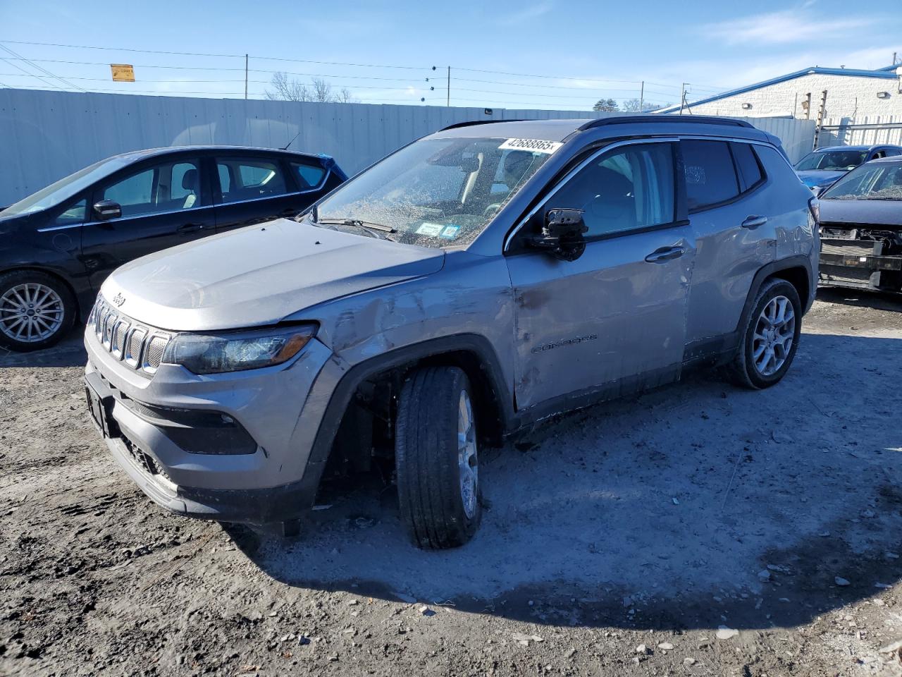 2022 JEEP COMPASS LATITUDE LUX VIN:3C4NJDFBXNT212188
