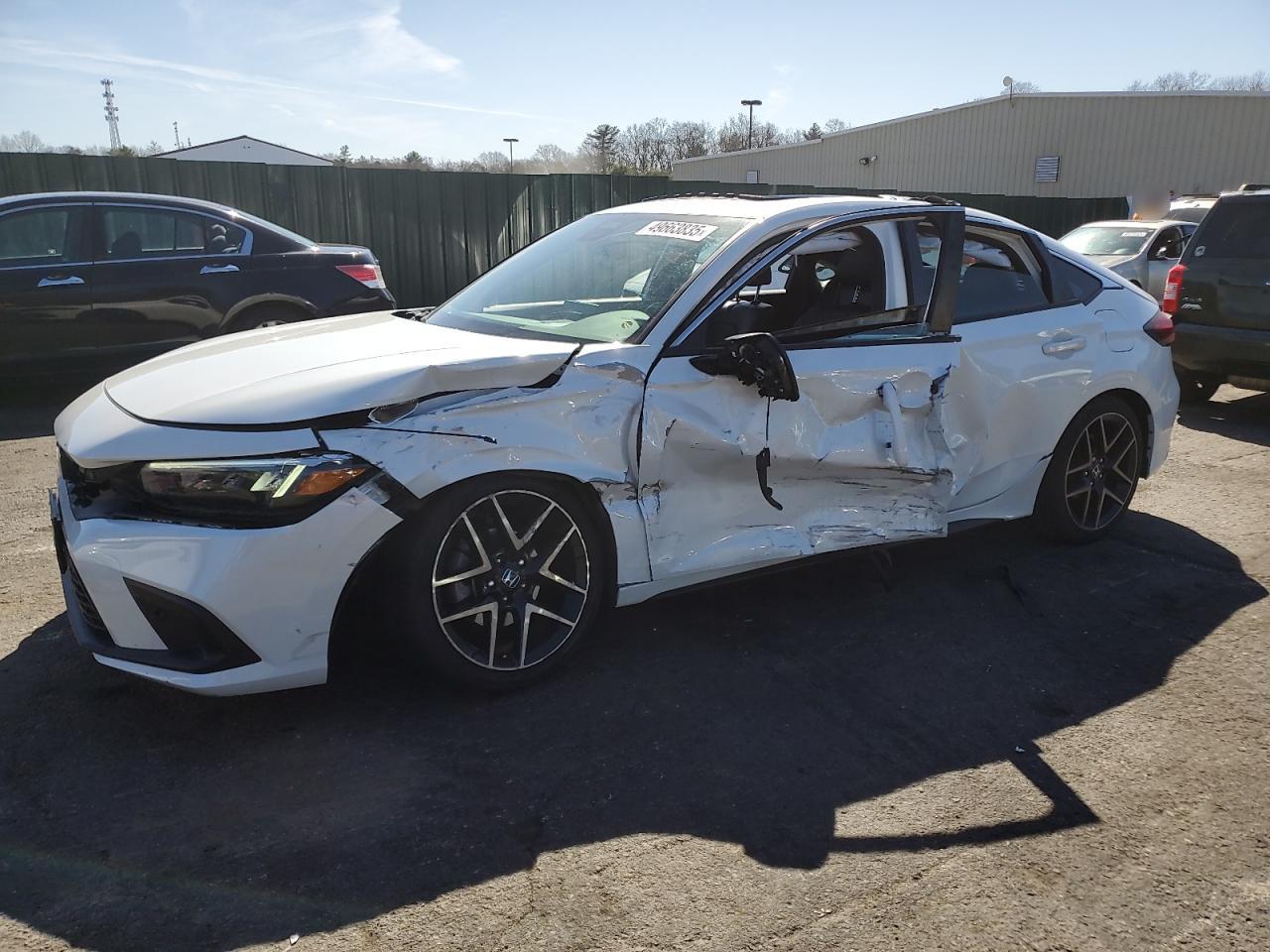 2022 HONDA CIVIC SPORT TOURING VIN:19XFL1H87NE013201