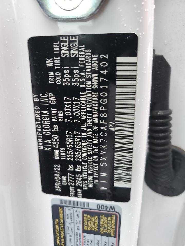 2023 KIA SPORTAGE X-PRO VIN:5XYK7CAF8PG017402