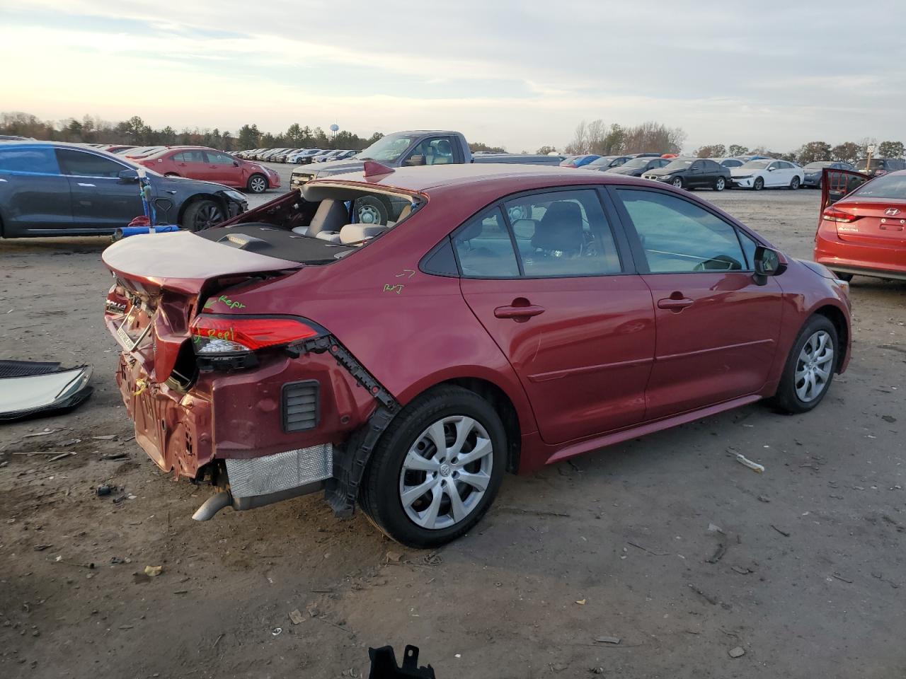 2022 TOYOTA COROLLA LE VIN:5YFEPMAE0NP298680