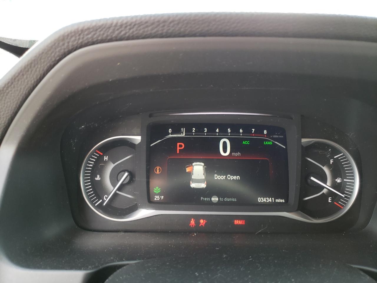 2022 HONDA PASSPORT EXL VIN:5FNYF8H59NB020191