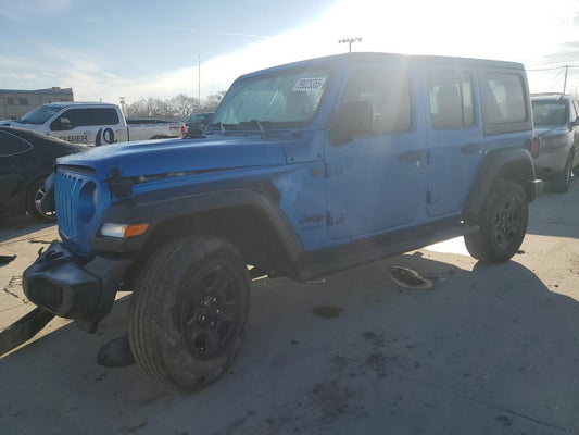 2022 JEEP WRANGLER UNLIMITED SPORT VIN:1C4HJXDN8NW173946