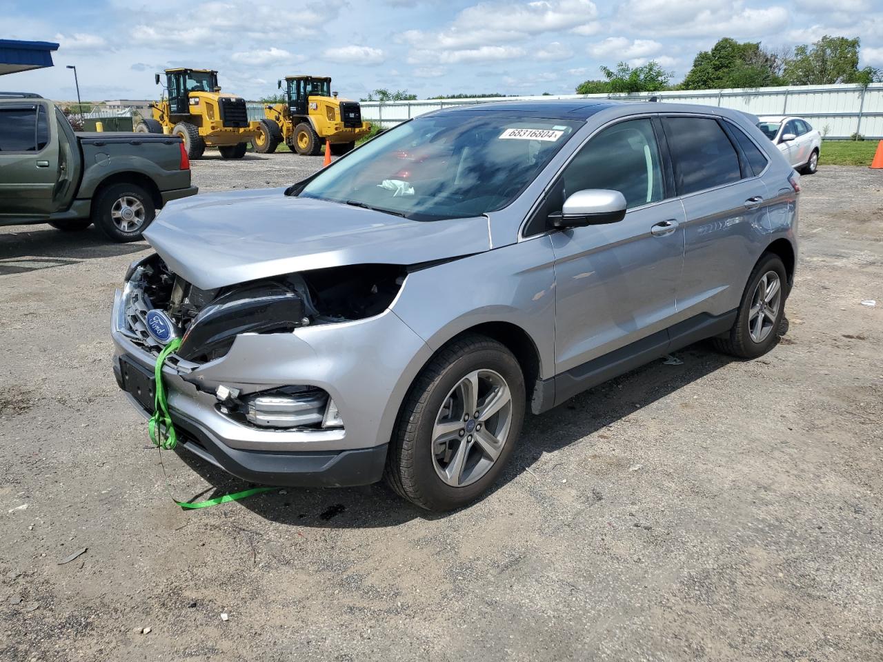 2022 FORD EDGE SEL VIN:2FMPK4J92NBA42166