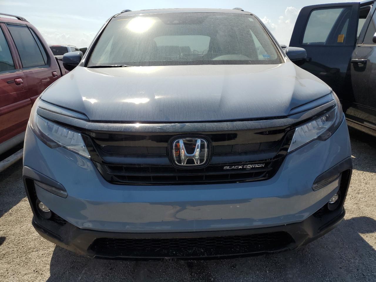 2022 HONDA PILOT BLACK VIN:5FNYF6H77NB032538