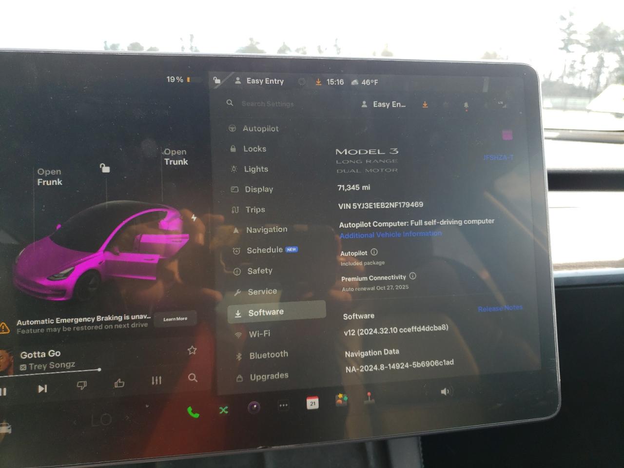 2022 TESLA MODEL 3  VIN:5YJ3E1EB2NF179469