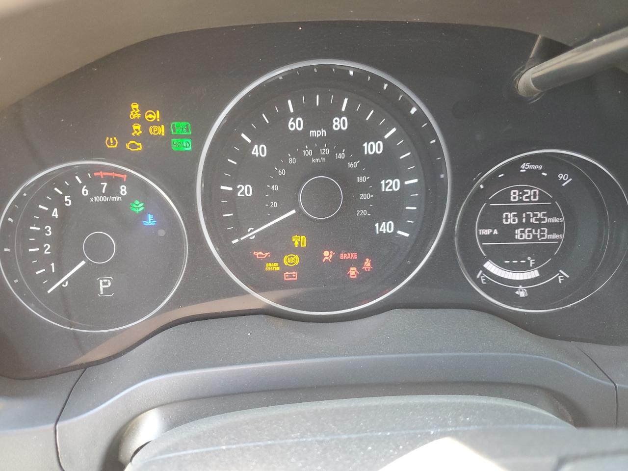 2022 HONDA HR-V SPORT VIN:3CZRU5H15NM727462