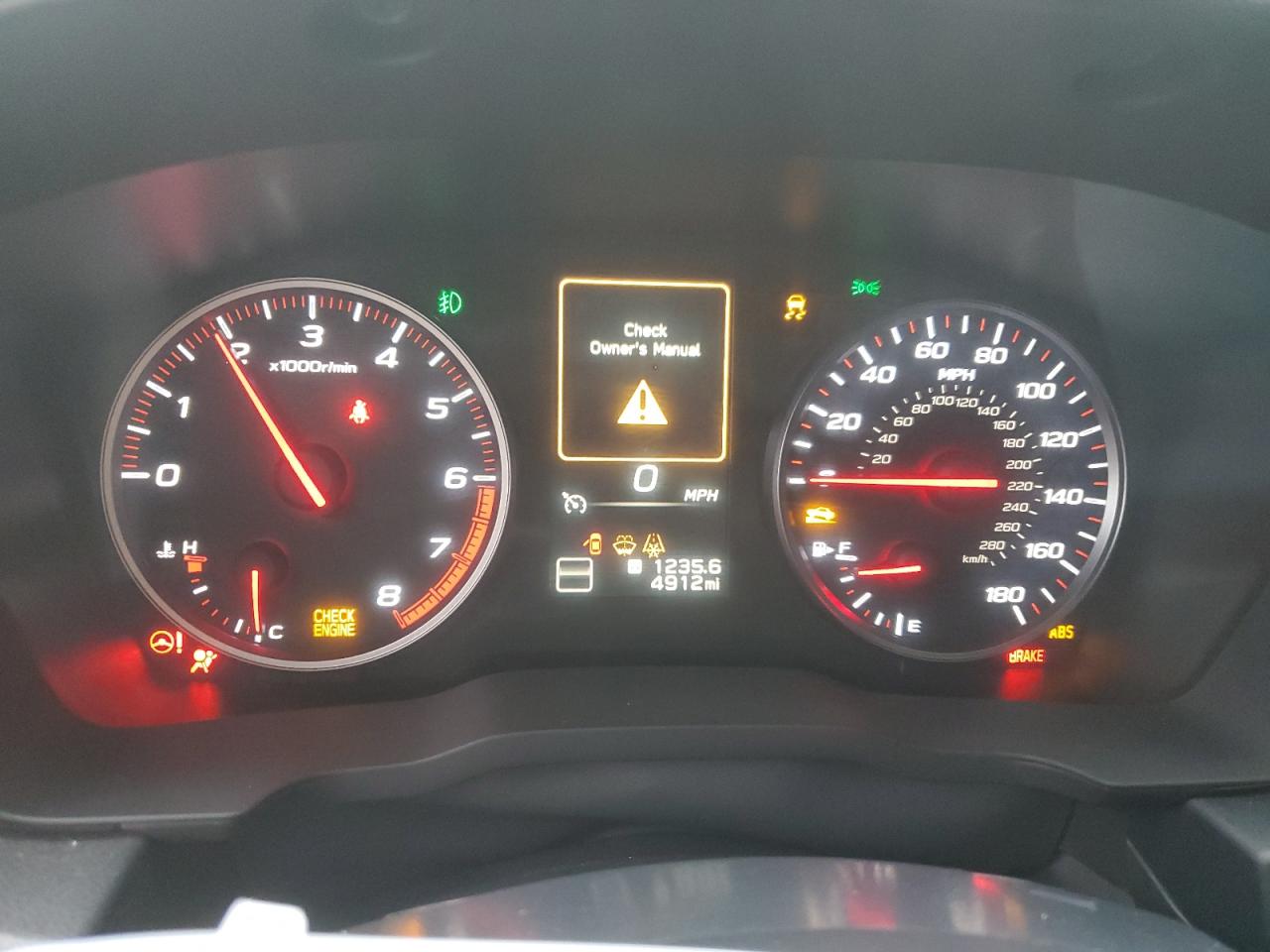 2023 SUBARU WRX PREMIUM VIN:JF1VBAF66P9823805