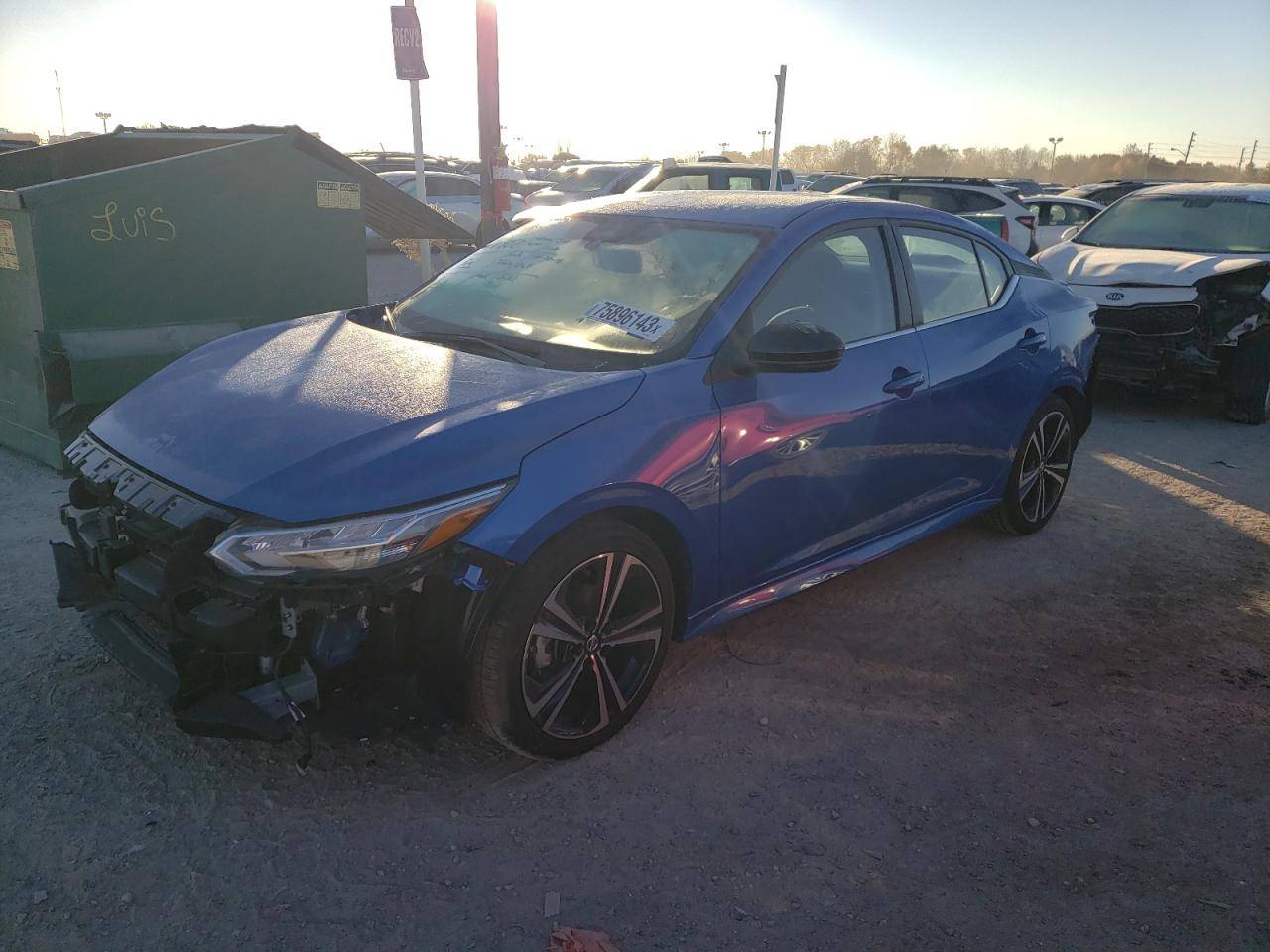 2023 NISSAN SENTRA SR VIN:3N1AB8DV5PY307640