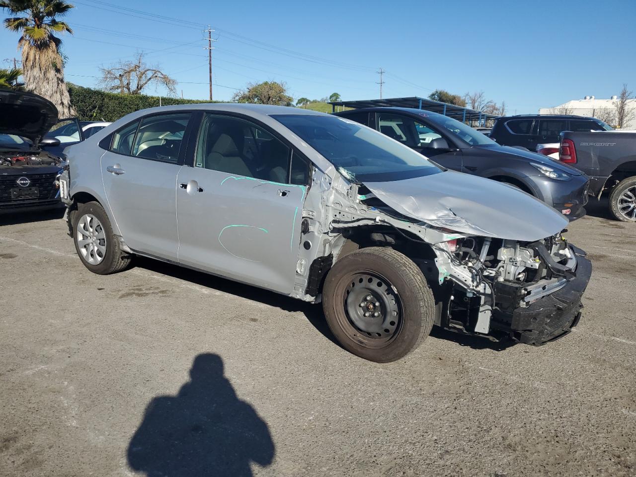 2022 TOYOTA COROLLA LE VIN:JTDEPMAE4N3004772