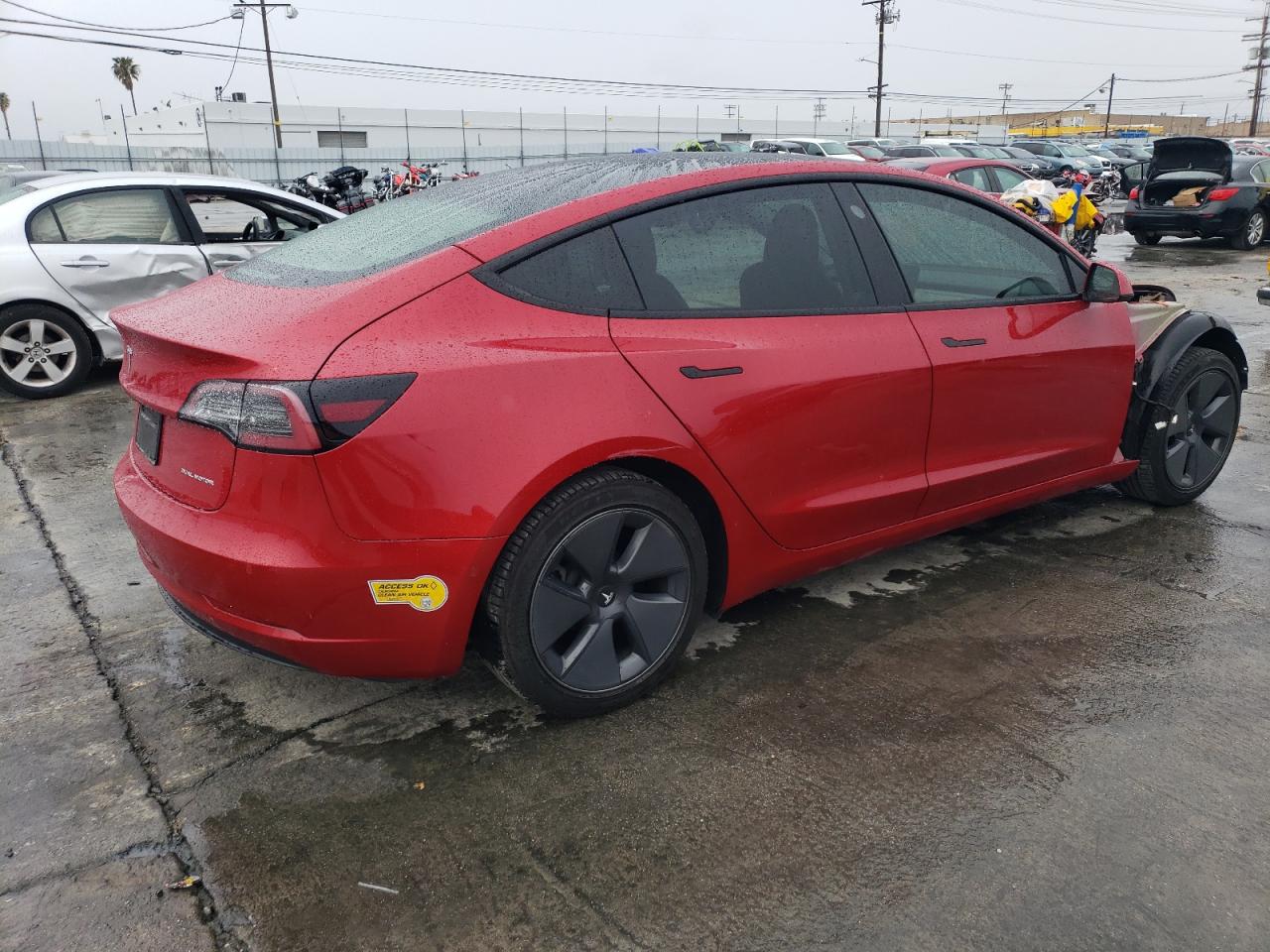 2022 TESLA MODEL 3  VIN:5YJ3E1EB1NF273763