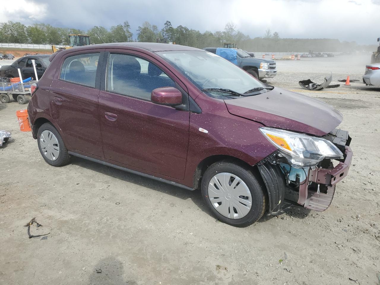 2024 MITSUBISHI MIRAGE ES VIN:ML32AUHJ0RH002309