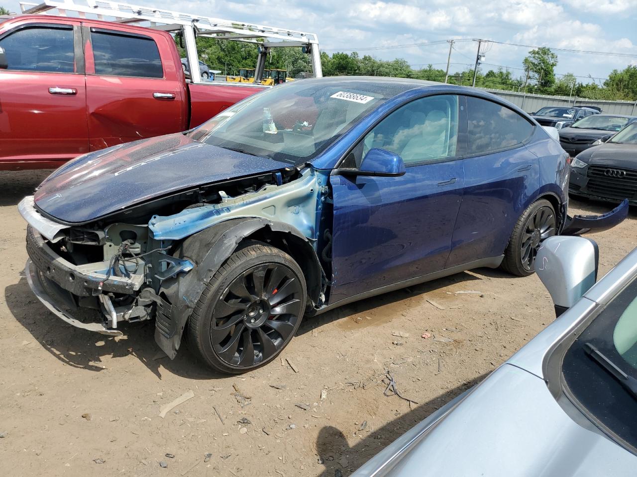 2022 TESLA MODEL Y  VIN:7SAYGDEF7NF464451