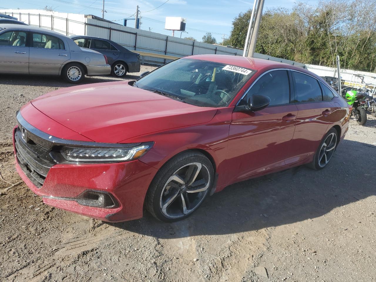 2022 HONDA ACCORD SPORT SE VIN:1HGCV1F41NA059768