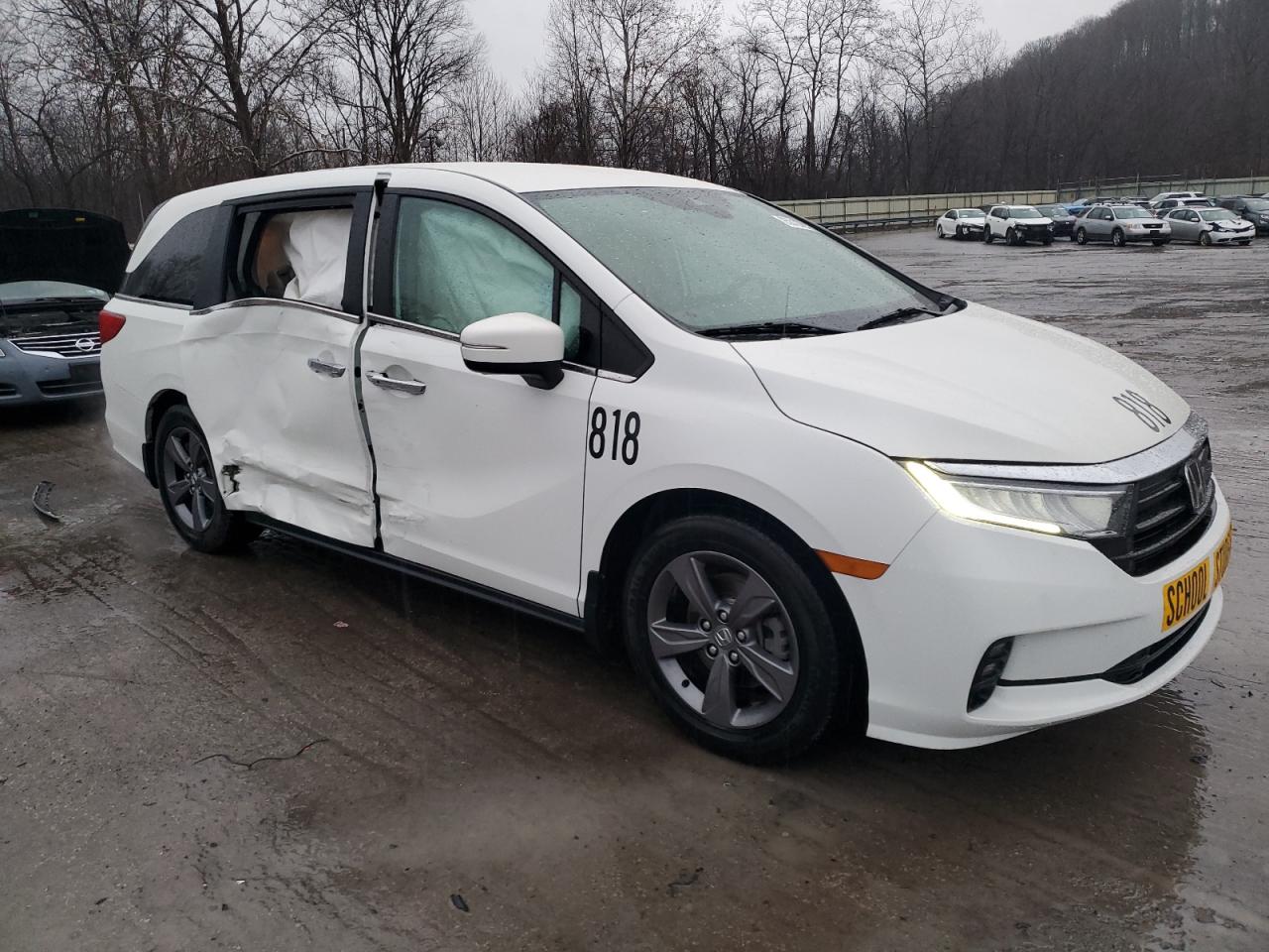 2022 HONDA ODYSSEY EX VIN:5FNRL6H59NB030124