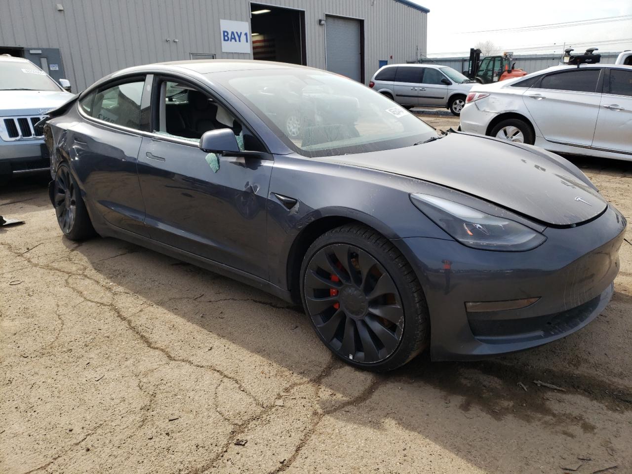 2022 TESLA MODEL 3  VIN:5YJ3E1EC6NF264842