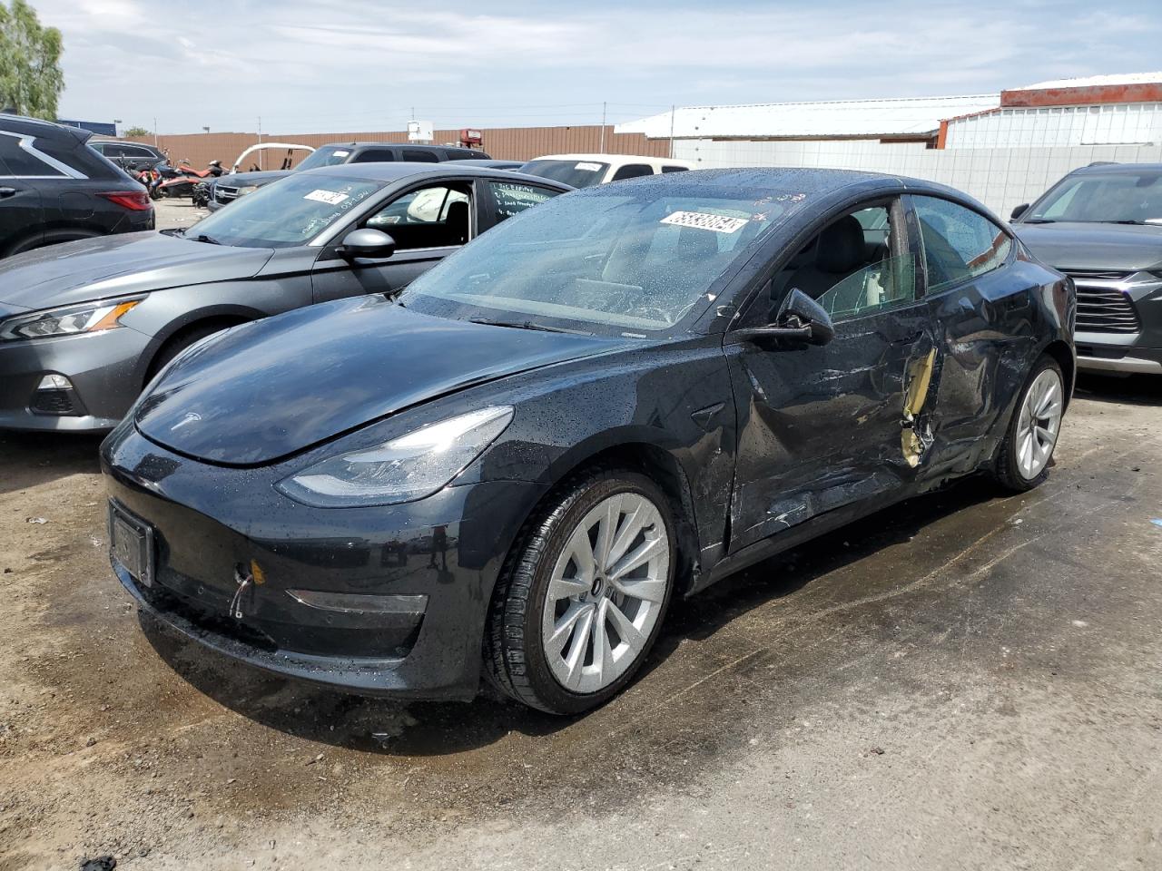 2022 TESLA MODEL 3  VIN:5YJ3E1EA1NF372056