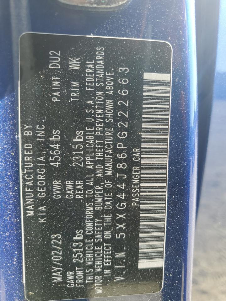 2023 KIA K5 GT VIN:5XXG44J86PG222663