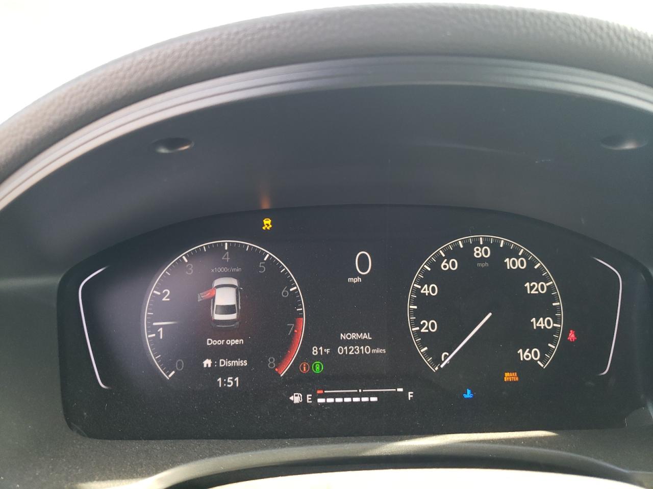 2024 HONDA CIVIC SPORT VIN:2HGFE2F56RH512771