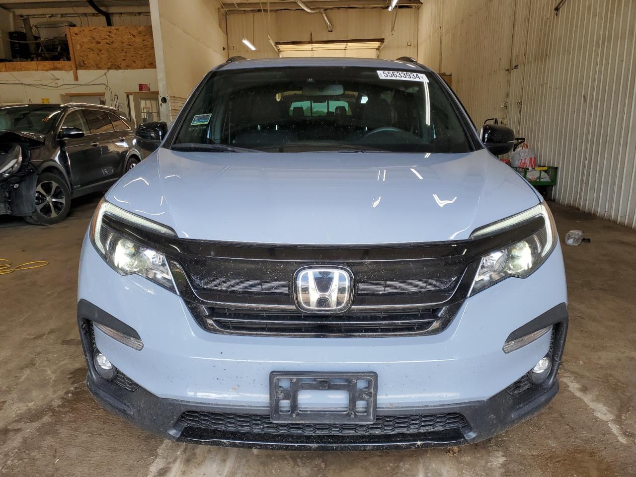 2022 HONDA PILOT SPORT VIN:5FNYF6H31NB087919