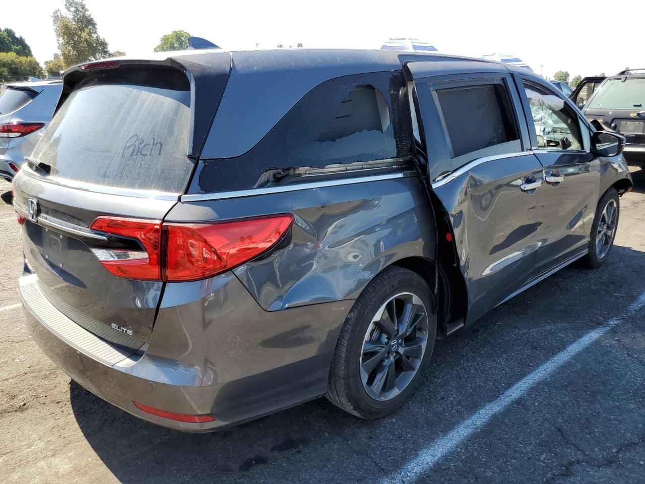 2023 HONDA ODYSSEY ELITE VIN:5FNRL6H95PB030708