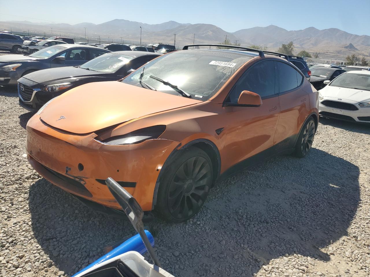 2022 TESLA MODEL Y  VIN:7SAYGDEF7NF336355