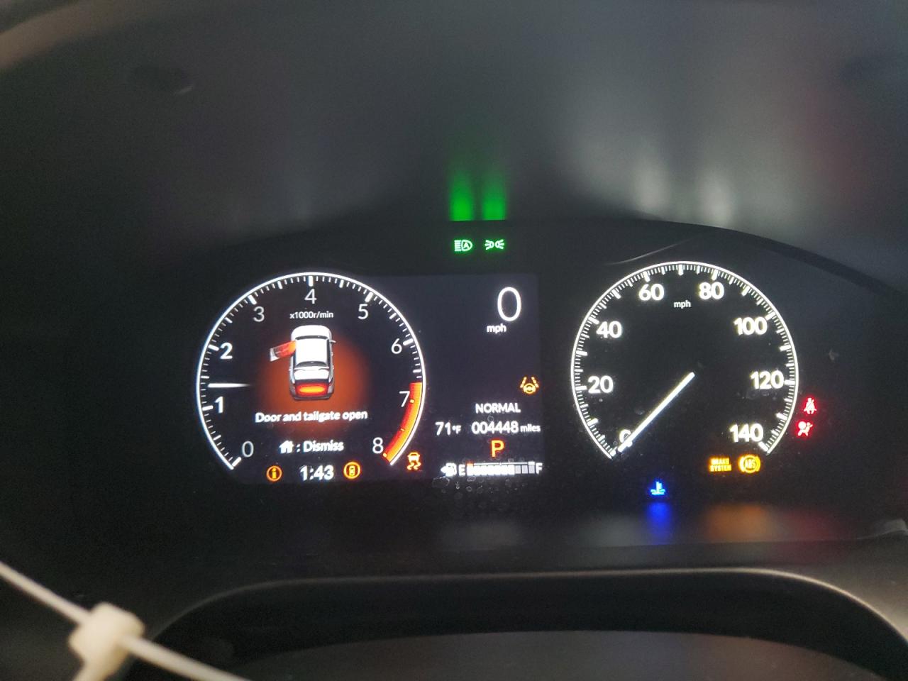 2024 HONDA HR-V SPORT VIN:3CZRZ1H51RM727364