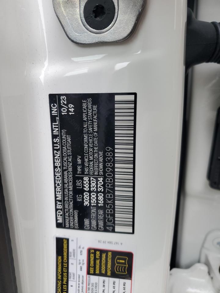 2024 MERCEDES-BENZ GLE 450 4MATIC VIN:4JGFB5KB7RB098389