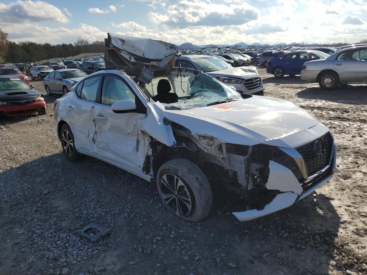2022 NISSAN SENTRA SV VIN:3N1AB8CV7NY226122