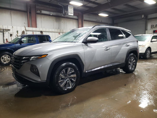 2022 HYUNDAI TUCSON BLUE VIN:KM8JBCA11NU044110