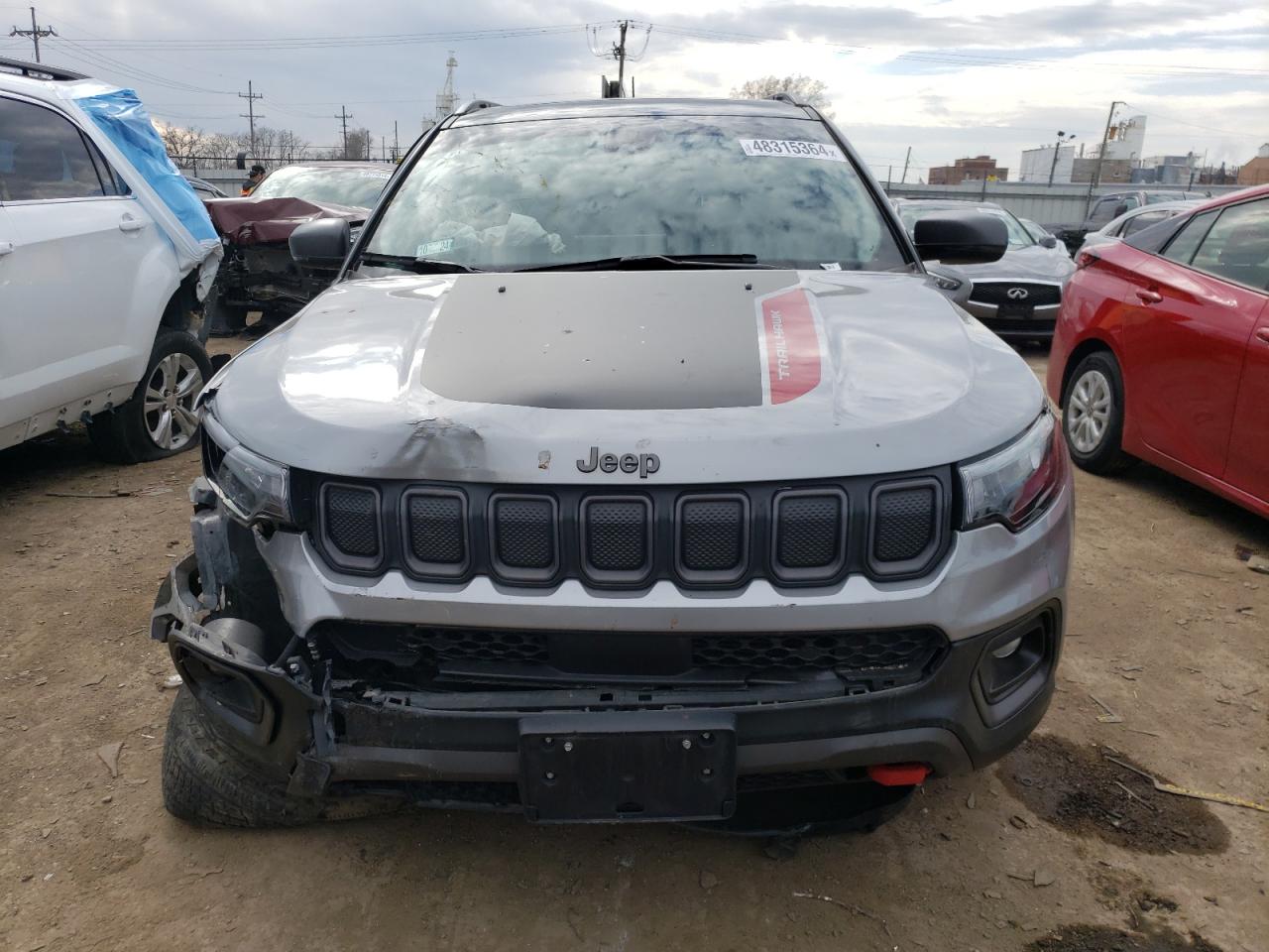 2022 JEEP COMPASS TRAILHAWK VIN:3C4NJDDB3NT159014