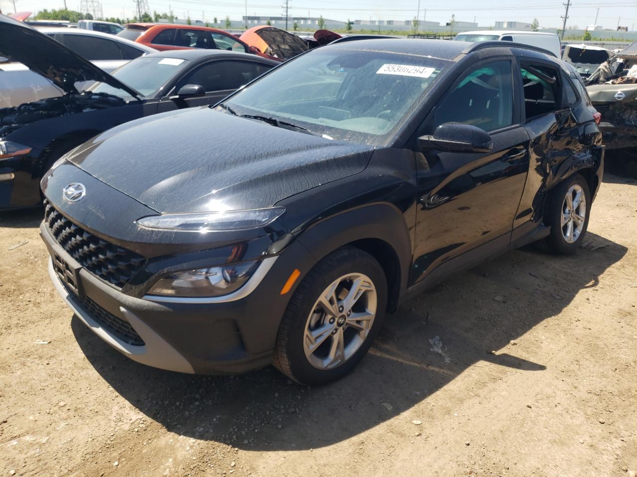 2022 HYUNDAI KONA SEL VIN:KM8K62AB6NU923646