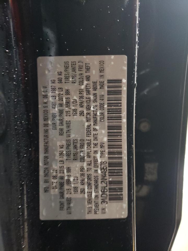 2022 MAZDA CX-30  VIN:3MVDMBAL2NM449578