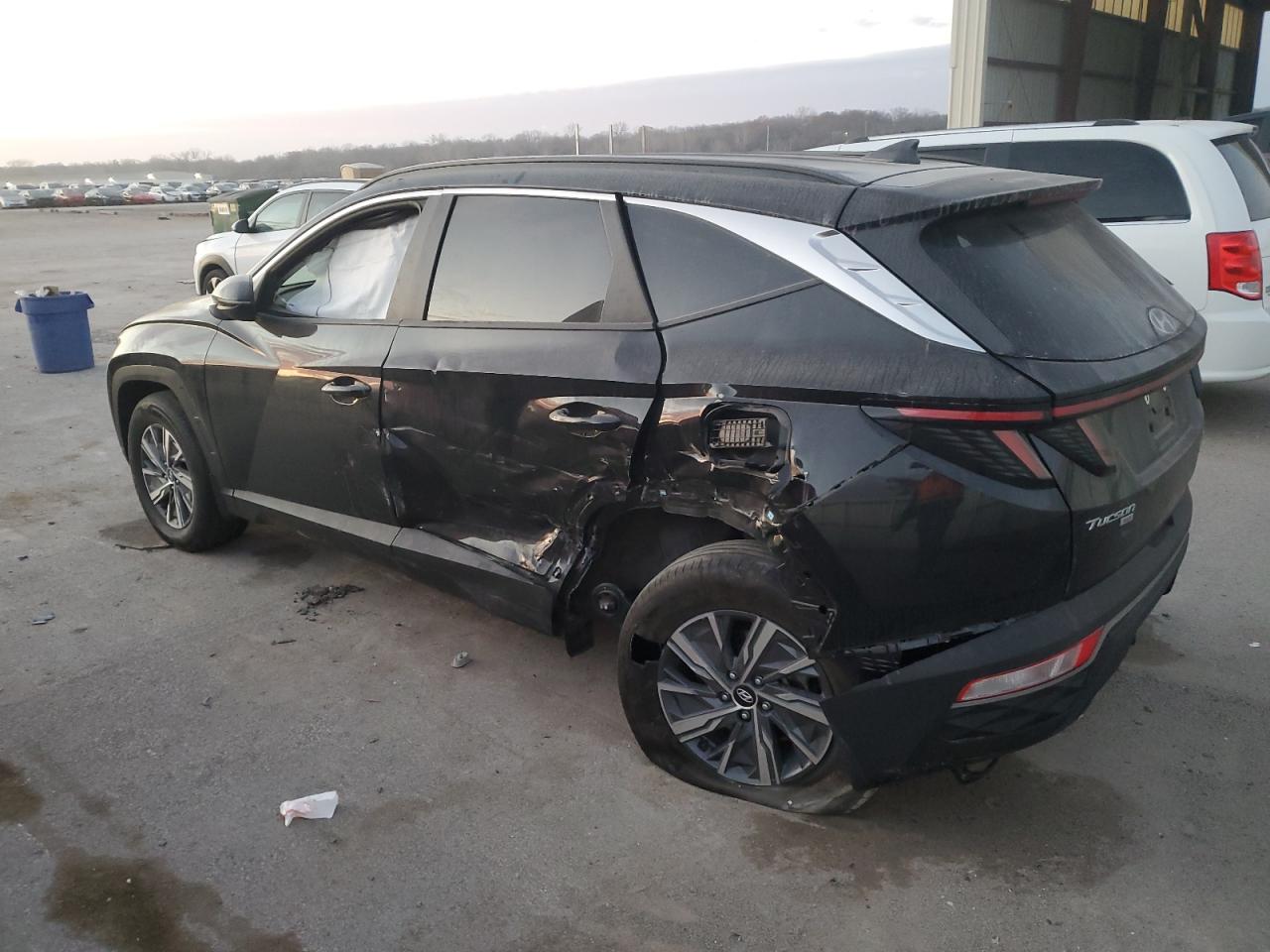 2022 HYUNDAI TUCSON BLUE VIN:KM8JBCA18NU053080