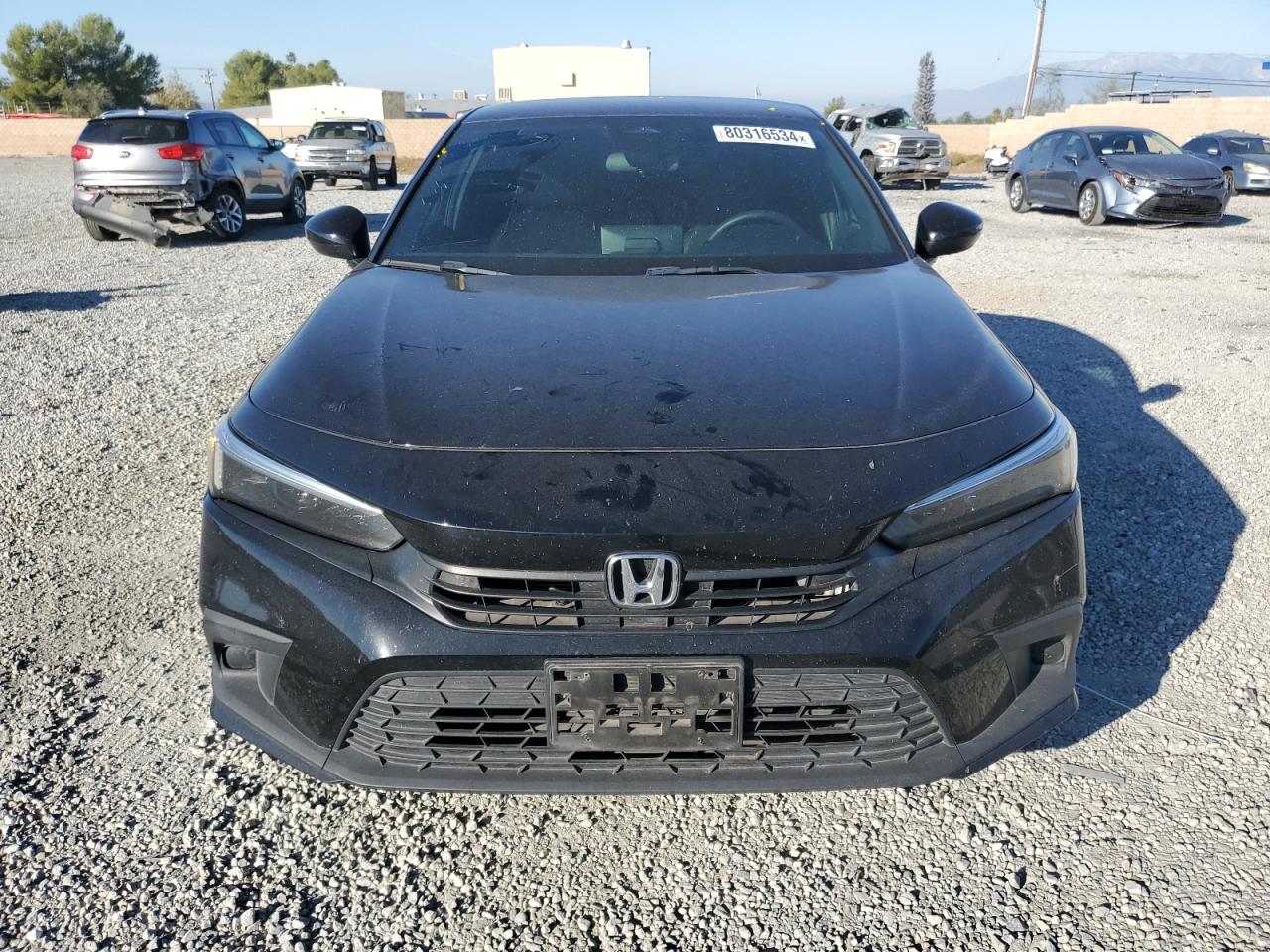 2022 HONDA CIVIC SPORT VIN:2HGFE2F51NH550094
