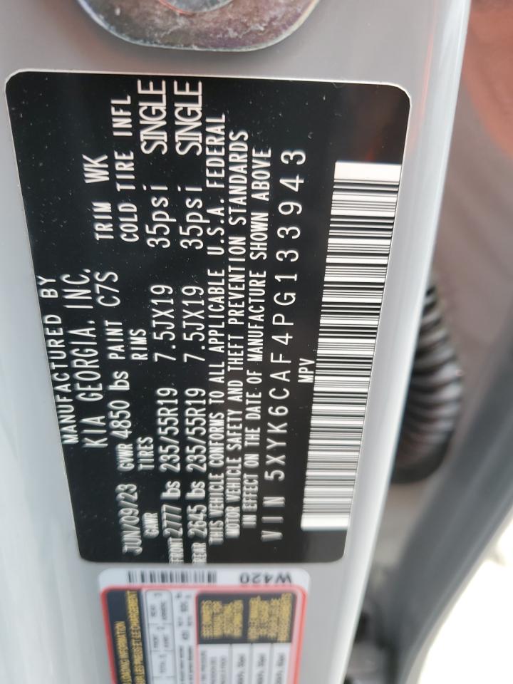 2023 KIA SPORTAGE X LINE VIN:5XYK6CAF4PG133943