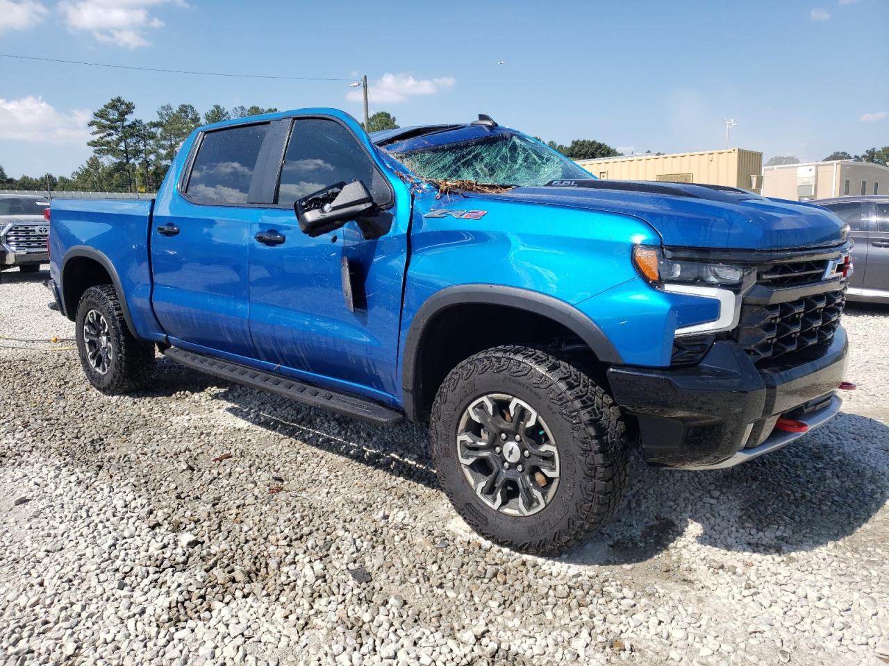 2022 CHEVROLET SILVERADO K1500 ZR2 VIN:3GCUDHEL4NG579844