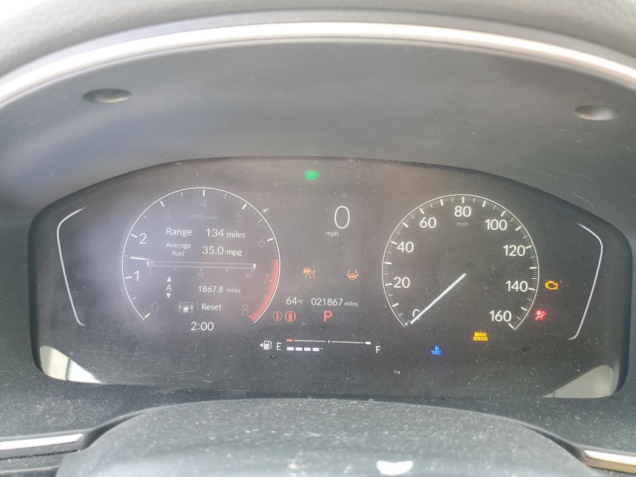 2023 HONDA CIVIC EXL VIN:19XFL1H76PE014348
