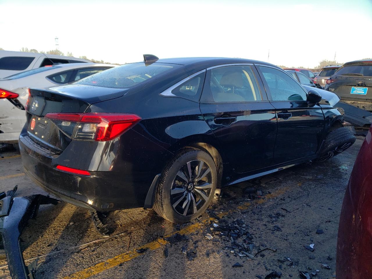 2022 HONDA CIVIC EX VIN:JHMFE1F73NX003011