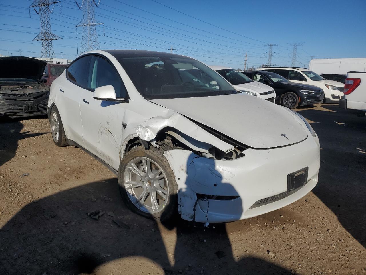 2022 TESLA MODEL Y  VIN:7SAYGDEE2NF320068