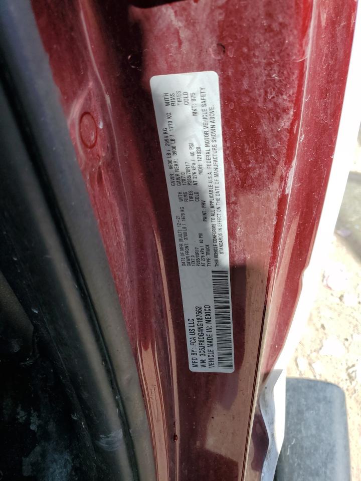 2022 RAM 1500 CLASSIC TRADESMAN VIN:3C6JR6DG4NG187662