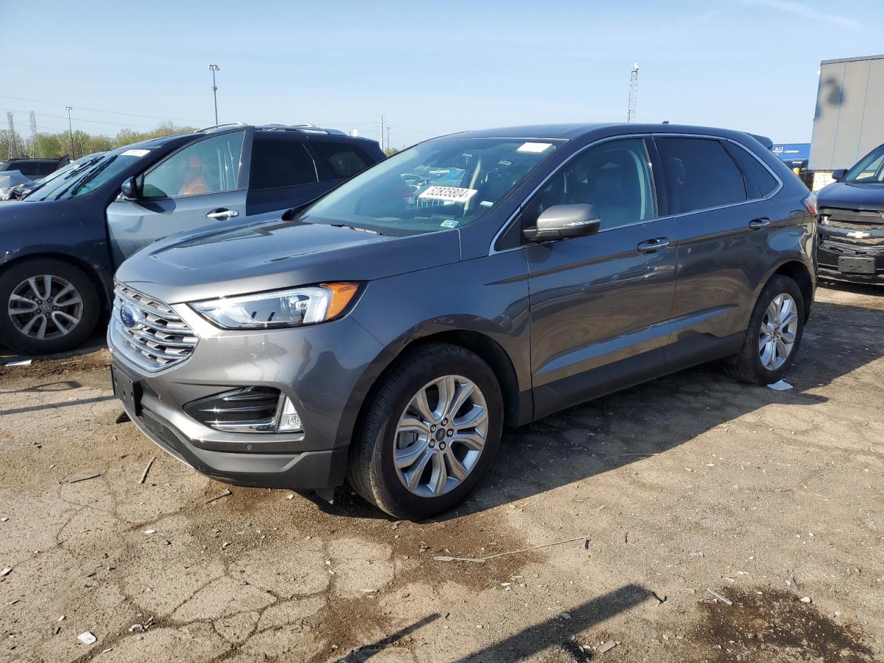 2022 FORD EDGE TITANIUM VIN:2FMPK4K91NBB07183