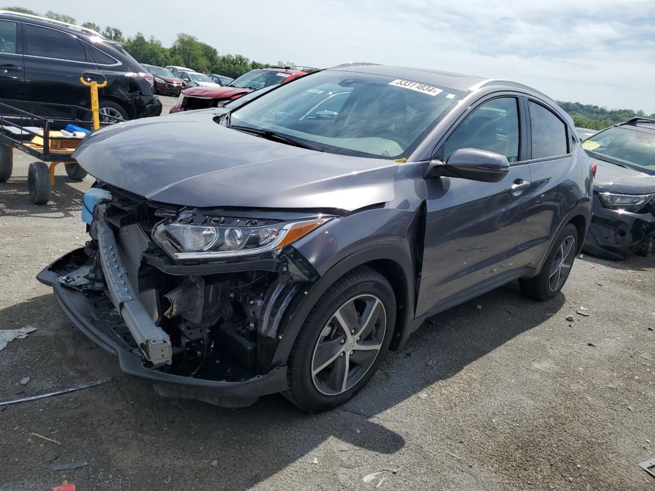 2022 HONDA HR-V EX VIN:3CZRU6H50NM729239