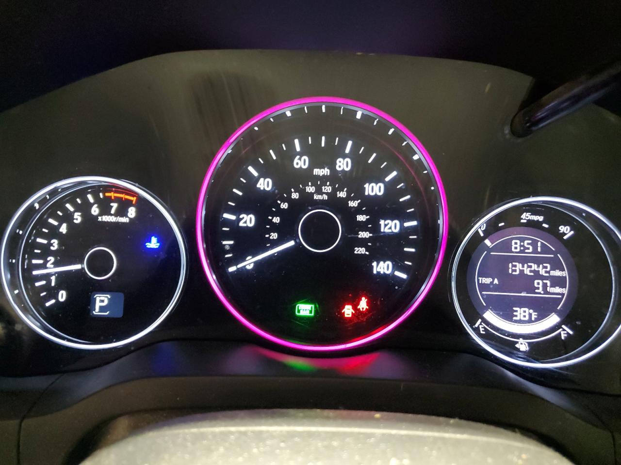 2022 HONDA HR-V SPORT VIN:3CZRU6H18NM705977