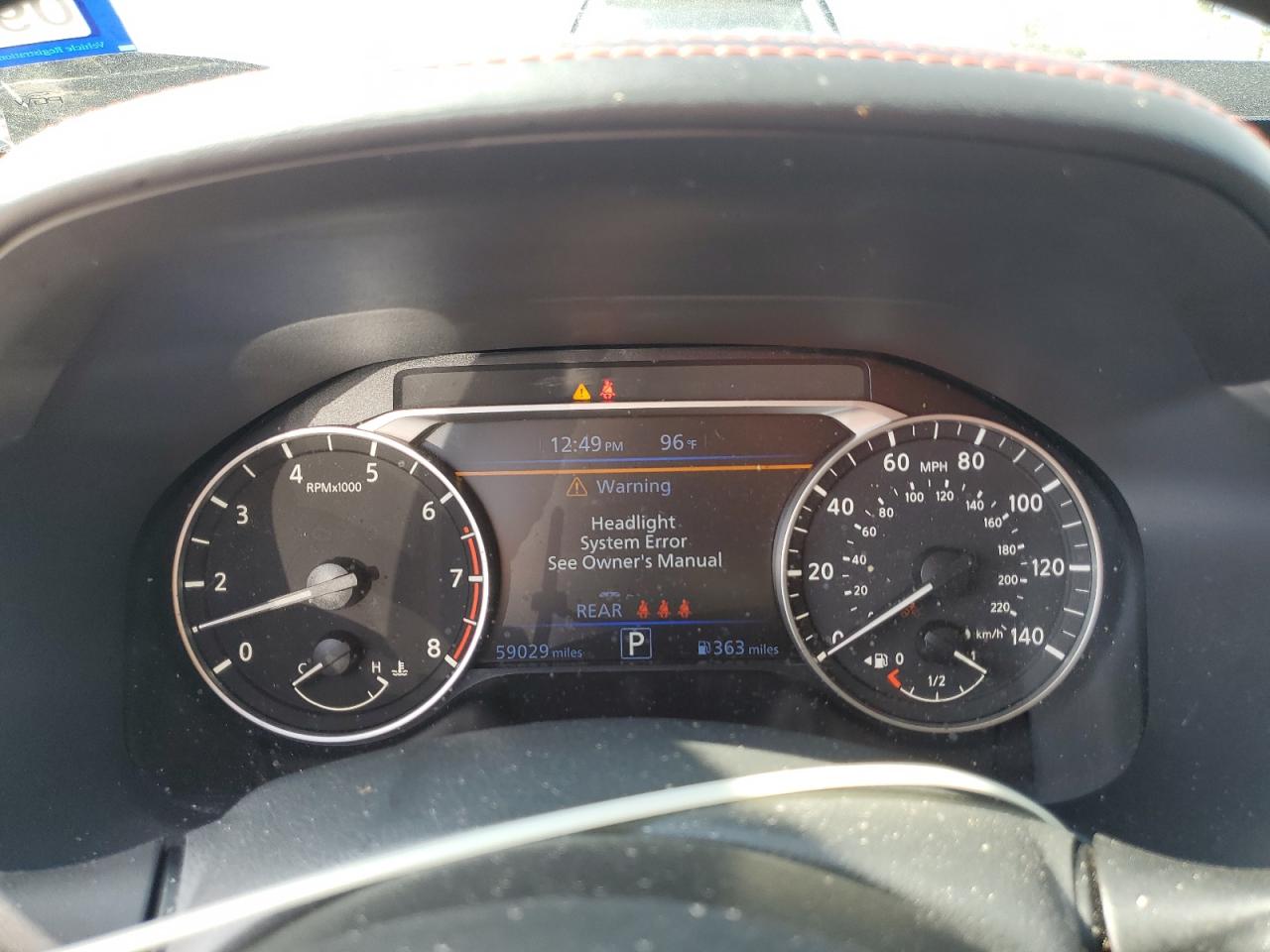 2024 NISSAN ALTIMA SR VIN:1N4BL4CV1RN319430